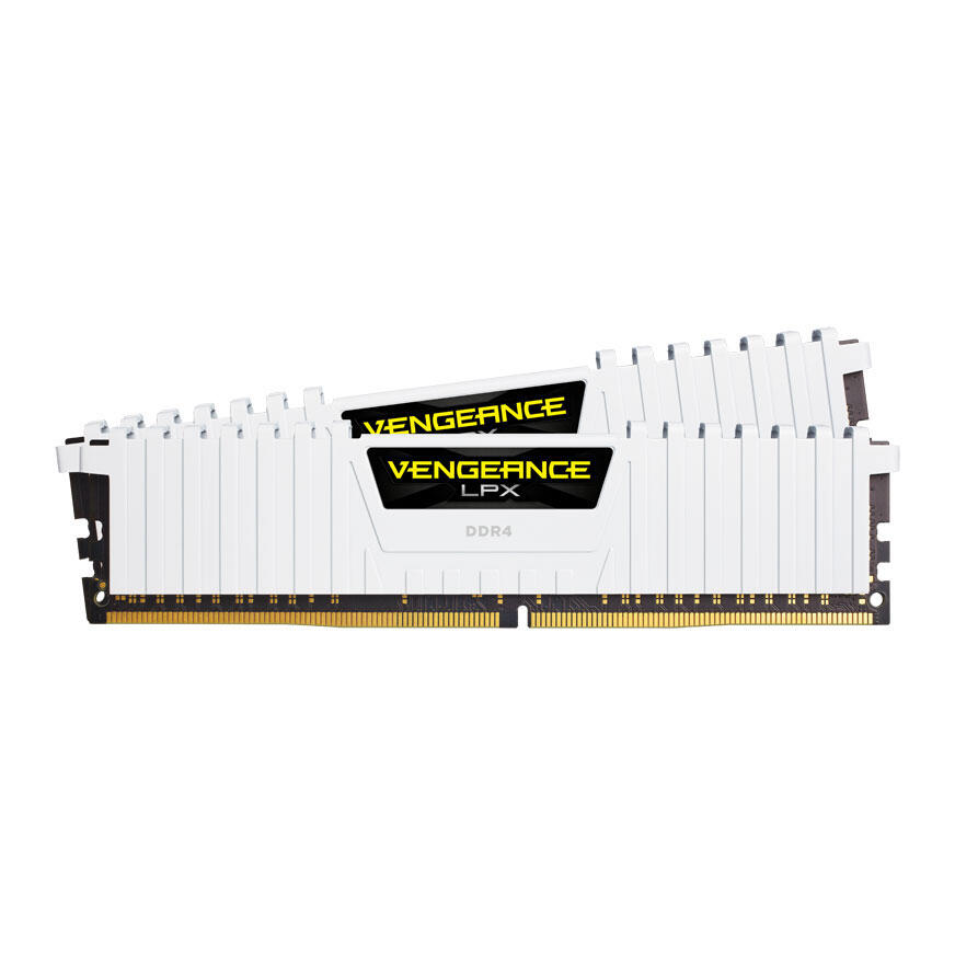 Memorie Corsair Vengeance XMP 2.0 LPX white Heatspreader, 16GB (2x8GB), DDR4, 3200MHz, CL 16