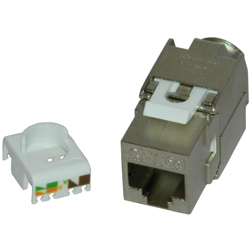 Keystone cat5e FTP, toolless - EMTEX, "EMT-KJ5E-FTP" 1 Keystone cat5e FTP, toolless - EMTEX, "EMT-KJ5E-FTP"