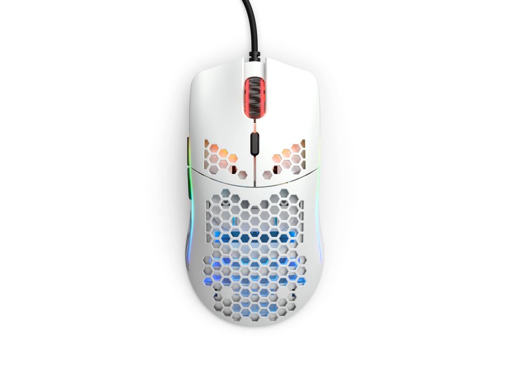 Mouse Glorious Model O Minus, Ultrausor 58g, Alb Mat