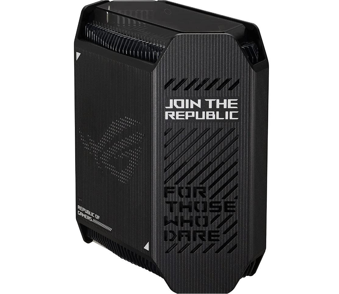 Router Mesh Gaming Wireless ASUS ROG Rapture GT6 (B-1-PK), AX10000, Tri-Band, acoperire 275m², Tri-Core 1.7GHz CPU, 256MB/512MB Flash/RAM, 2.5G port, AiProtection Pro, Adaptive QoS, VPN server/client, IPTV, OFDMA, Beamforming, Link Aggregation, AiMesh 2 Router Mesh Gaming Wireless ASUS ROG Rapture GT6 (B-1-PK), AX10000, Tri-Band, acoperire 275m², Tri-Core 1.7GHz CPU, 256MB/512MB Flash/RAM, 2.5G port, AiProtection Pro, Adaptive QoS, VPN server/client, IPTV, OFDMA, Beamforming, Link Aggregation, AiMesh - imagine 2