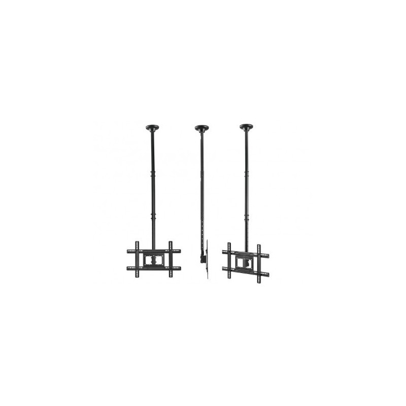 Suport TV de tavan, LCD / LED, reglabil inaltime 913 ~ 1783 mm, inclinare si rotire, 23 – 100 inch, Negru
