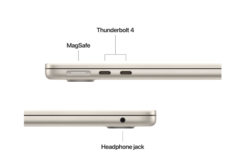 Laptop Apple MacBook Air 13.6", cu procesor Apple M4, 10 nuclee CPU si 10 nuclee GPU, 32 GB RAM, 512GB SSD, Starlight, Tastatura internationala 2 Laptop Apple MacBook Air 13.6", cu procesor Apple M4, 10 nuclee CPU si 10 nuclee GPU, 32 GB RAM, 512GB SSD, Starlight, Tastatura internationala - imagine 2