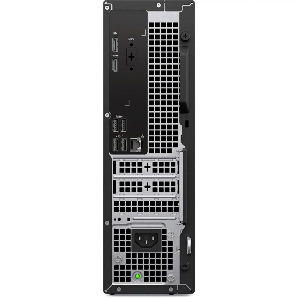 Sistem Desktop PC Dell Slim D9 ECS1250 cu procesor Intel® Core™ i3-14100 pana la 4.7GHz, 8GB DDR5 RAM, 512GB SSD, Intel UHD Graphics, Windows 11 Pro, Black