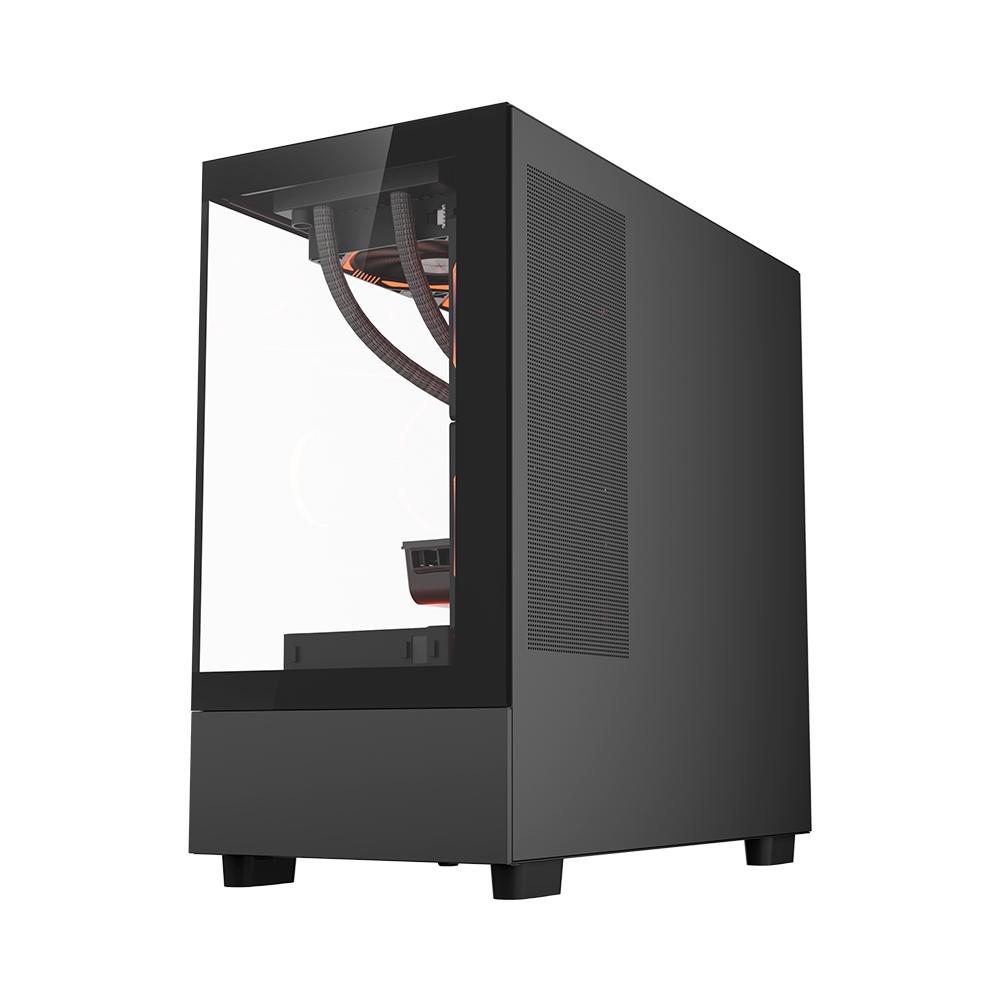 Carcasa 1stPLAYER® Gaming MI5-bk, 6 ventilatoare aRGB infinity efect, telecomanda, Micro-ATX, negru 3 Carcasa 1stPLAYER® Gaming MI5-bk, 6 ventilatoare aRGB infinity efect, telecomanda, Micro-ATX, negru - imagine 3