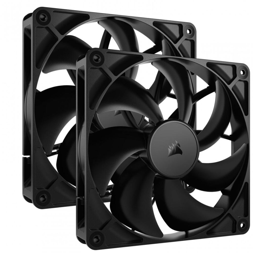 Ventilatoare CORSAIR RS140 BLACK, dual pack