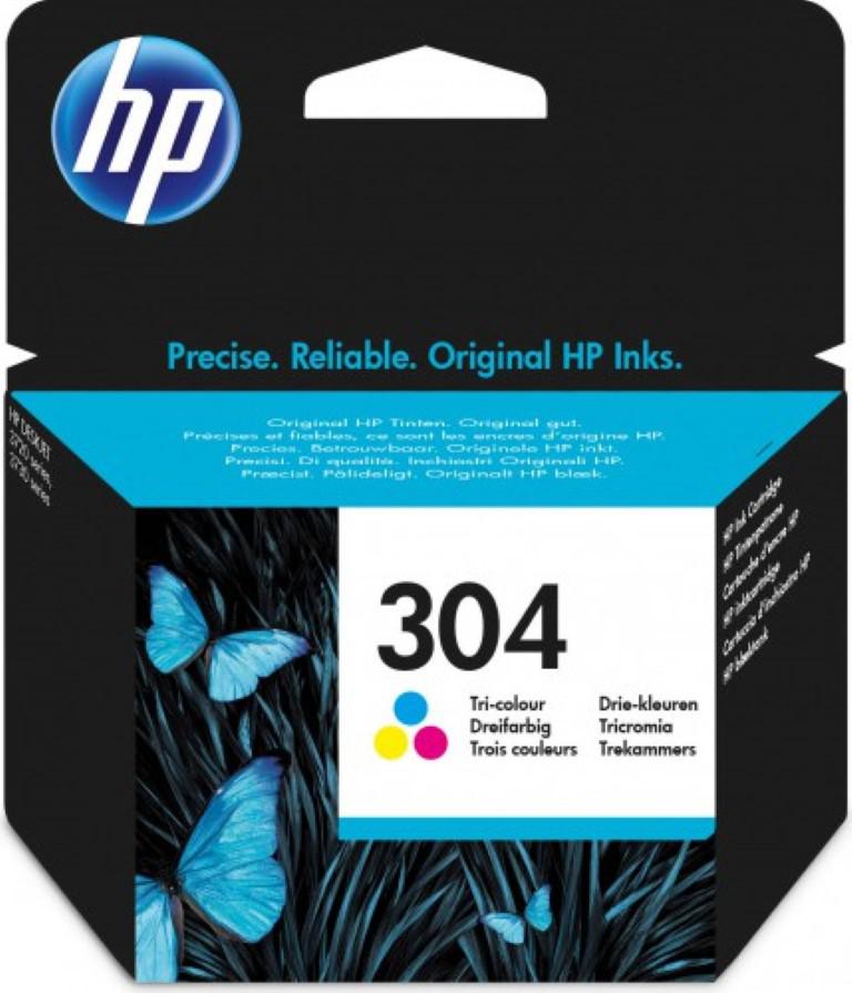 Cartus HP 304 N9K05AE, Tricolor, eligibil Instant Ink