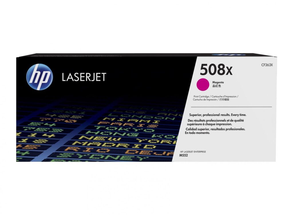 Toner HP LaserJet 508X High Yield, Magenta