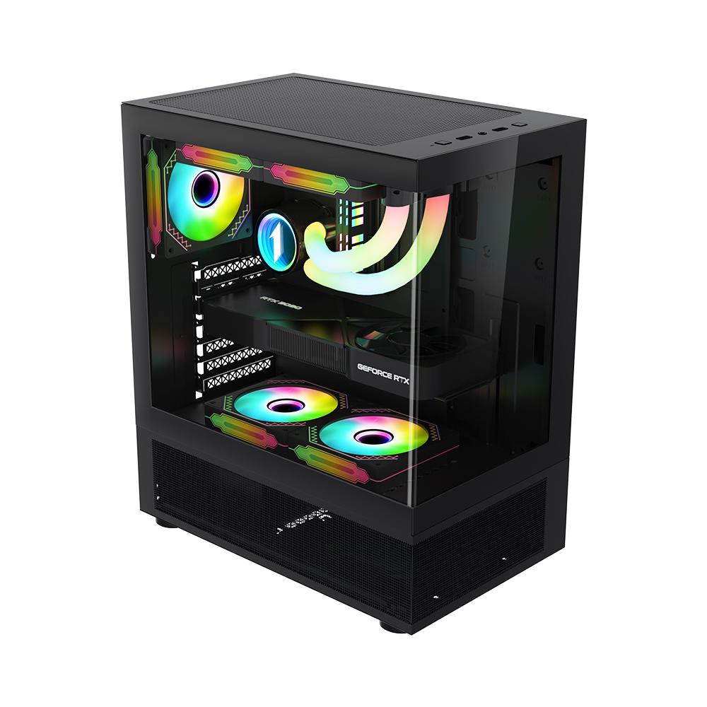 Carcasa 1stPlayer® Gaming MI7-A, ATX, BLACK 2 Carcasa 1stPlayer® Gaming MI7-A, ATX, BLACK - imagine 2