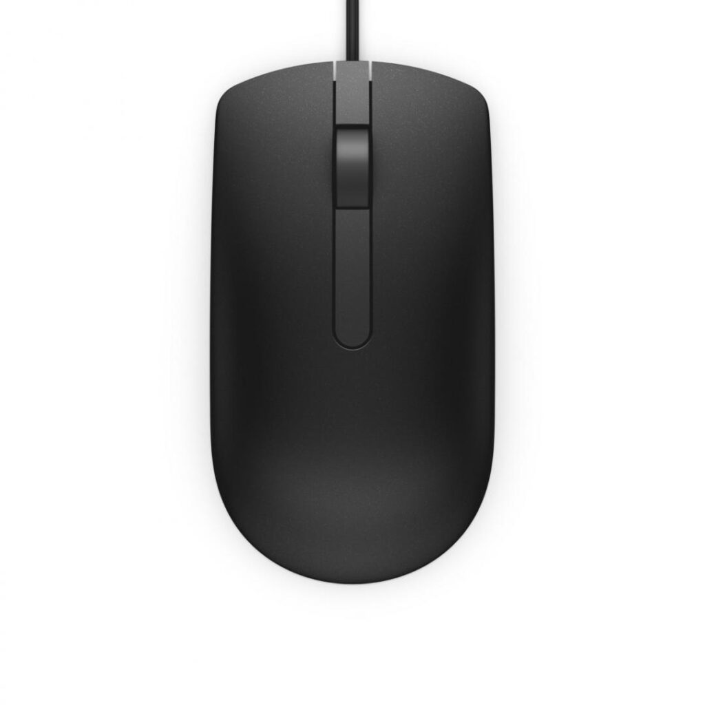 Mouse optic Dell MS116, 1000 DPI, cablu 1,8 m, negru