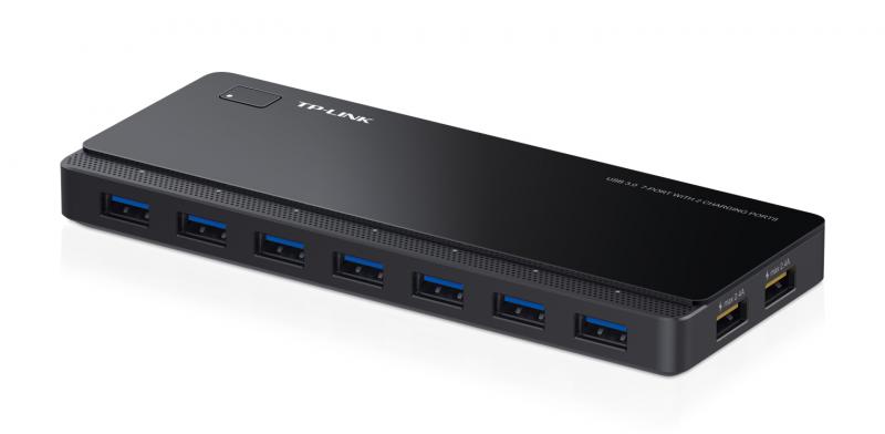 HUB USB TP-LINK UH720, 7 porturi USB 3.0, 2 porturi Fast Charging Port, cablu 1 m, negru 3 HUB USB TP-LINK UH720, 7 porturi USB 3.0, 2 porturi Fast Charging Port, cablu 1 m, negru - imagine 3