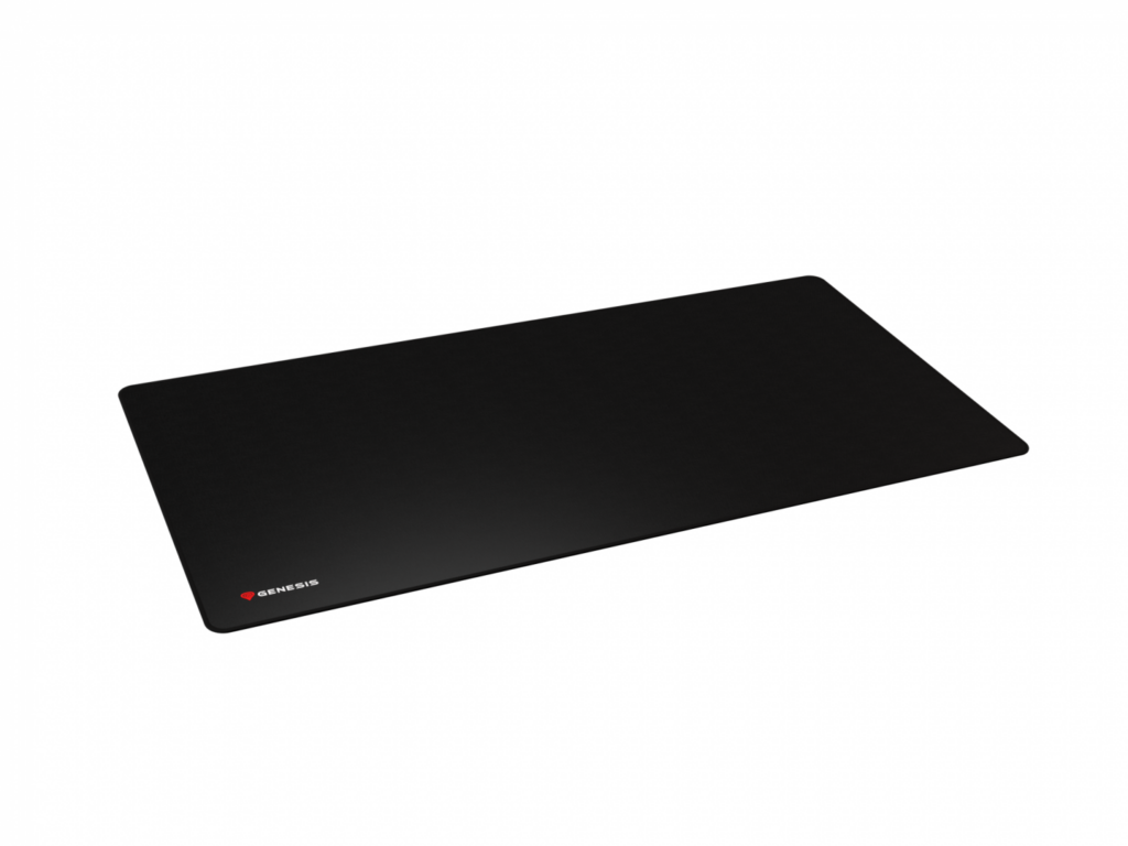 Mousepad Gaming Genesis CARBON 500 MAXI LOGO, Suprafata Textila cu Tesatura Speciala din Fibre, Baza Cauciucata Anti-Alunecare, 90cm X 45cm X 0.3cm, Negru
