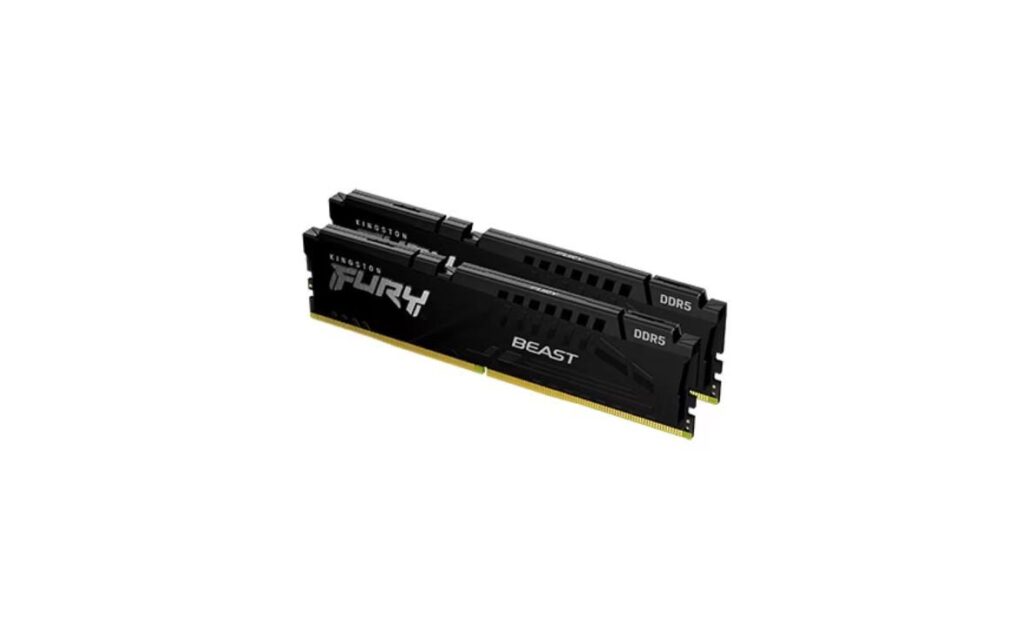 Memorie Kingston FURY Beast Black 16GB(2x8GB) DDR5, 5200MT/s, CL40