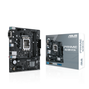 Placa de bază Asus Prime H610M-R D4-SI, LGA 1700, 2xDDR4, Negru, Micro-ATX