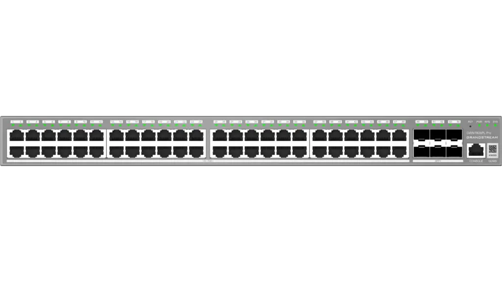 Grandstream GWN7806PL Pro Layer 2++ Managed Network switch, 48x Gb RJ45 PoE