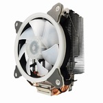 Cooler CPU Huracan, Gembird, 12 cm, 150 W, LED, 4 pini, 120 x 80 x 142 mm, Multicolor