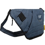 Borseta Caterpillar Millennial Classic Jones material 600D polyester, negru/bleumarin