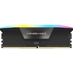 Memorie Corsair Vengeance RGB, DDR5, 8GB, 5200MHz, C40, 1.25V, Intel XMP, Negru