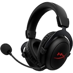 Casti gaming wireless HyperX Cloud II Core, DTS Headphone:X Spatial Audio, autonomie bateria pana la 80 de ore, dongle 2.4GHz, spuma cu memorie, microfon detasabil, PC, negru