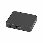 Adaptor Lanberg HDMI 4K splitter, 1 intrare 2 ieșiri, alimentare USB-C, negru