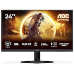 Monitor Gaming Fast IPS LED AOC 23.8″ 24G4HRE, Full HD 1920 x 1080, HDMI, DisplayPort, Boxe, 200 Hz, 0.5 ms Negru