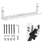 Organizator de cabluri sub birou, Maclean, sarcina max. 5kg, max. 728mm, alb, MC-103 W