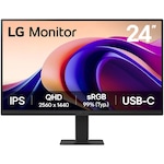 Monitor IPS LED 23.8″ LG 24U631A-B, QHD (2560 x 1440), HDMI, 100 Hz, 5 ms (Negru)