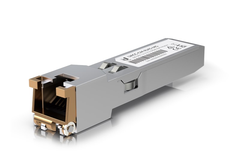 Accesoriu switch, Ubiquiti, UACC-CM-RJ45-10G, SFP+, 10 Gbps, Gri