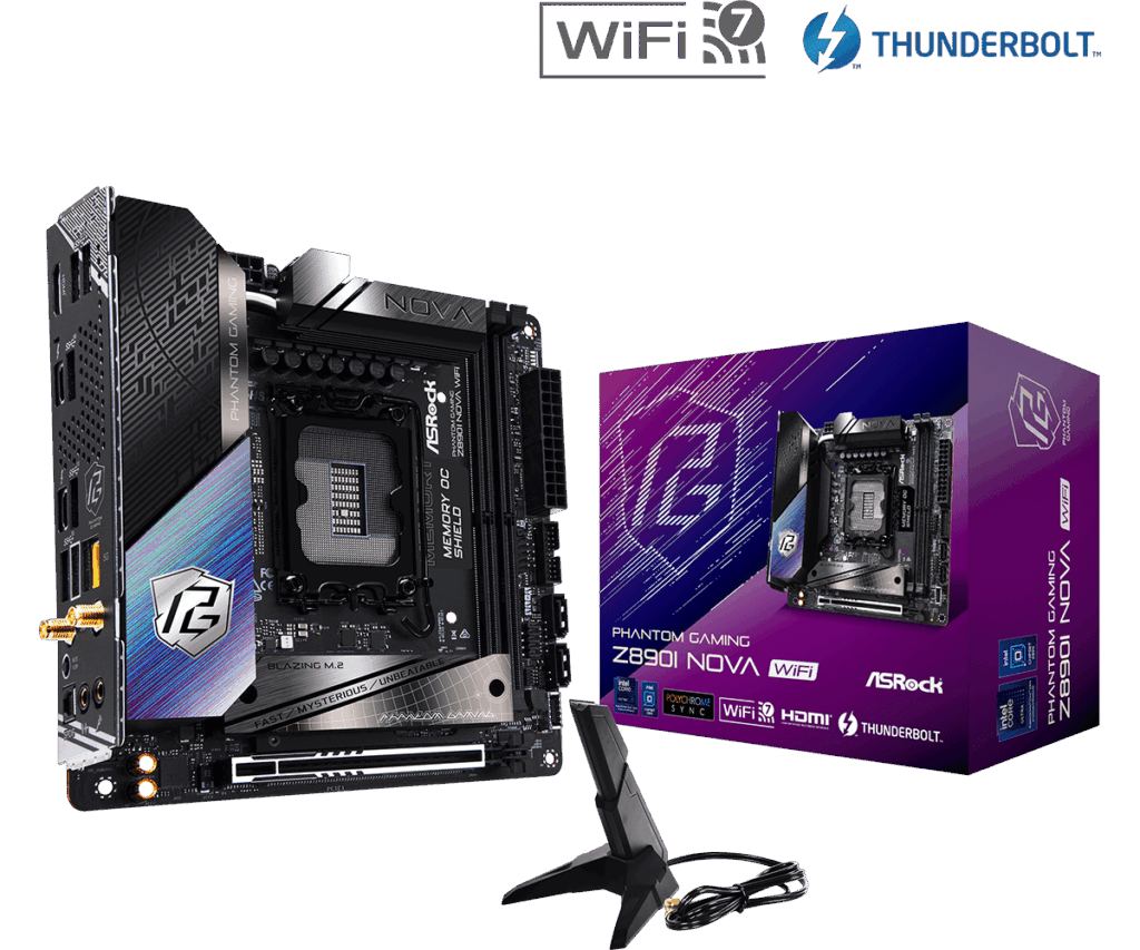 Placa de Baza ASROCK Z890I NOVA WIFI, Socket LGA1851