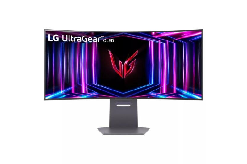 Monitor Gaming Curbat OLED LG UltraGear™ 34″, UWQHD (3440×1440), 240Hz, 0,03ms, AMD FreeSync™ Premium Pro, NVIDIA G-Sync™ Compatible, DisplayHDR True Black 400, Anti-glare, 2x HDMI, Display Port, USB, Jack, VESA, Pivot, negru