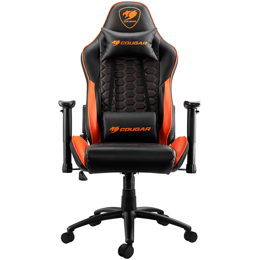 Scaun gaming Cougar Outrider I, Negru/Portocaliu