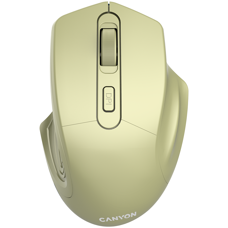 Mouse wireless Canyon CNE-CMSW15B, 2.4GHz, 4 butoane, 1600DPI, Auriu
