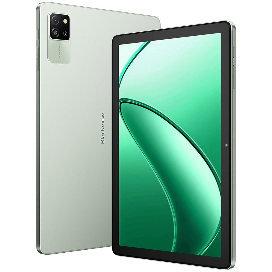 Tableta Blackview Tab 60 WiFi, Android 15 WiFi 6, 2025 10 inch 4GB RAM 128GB ROM (1TB TF),1280 * 800 IPS, Octe-ocre 60GHz, Google GMS, 5100mAh, BT 5.3, 8MP+5MP, AI Camera, Verde