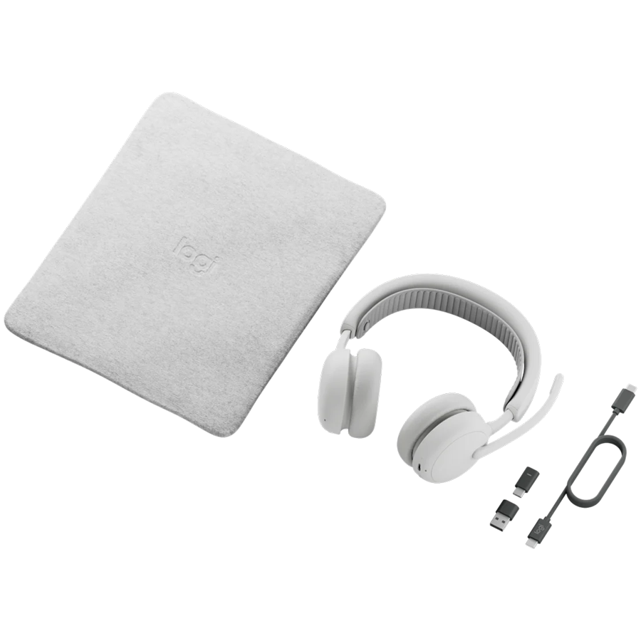 Cască Logitech Zone Wireless 2 ES Off-White - imagine 3