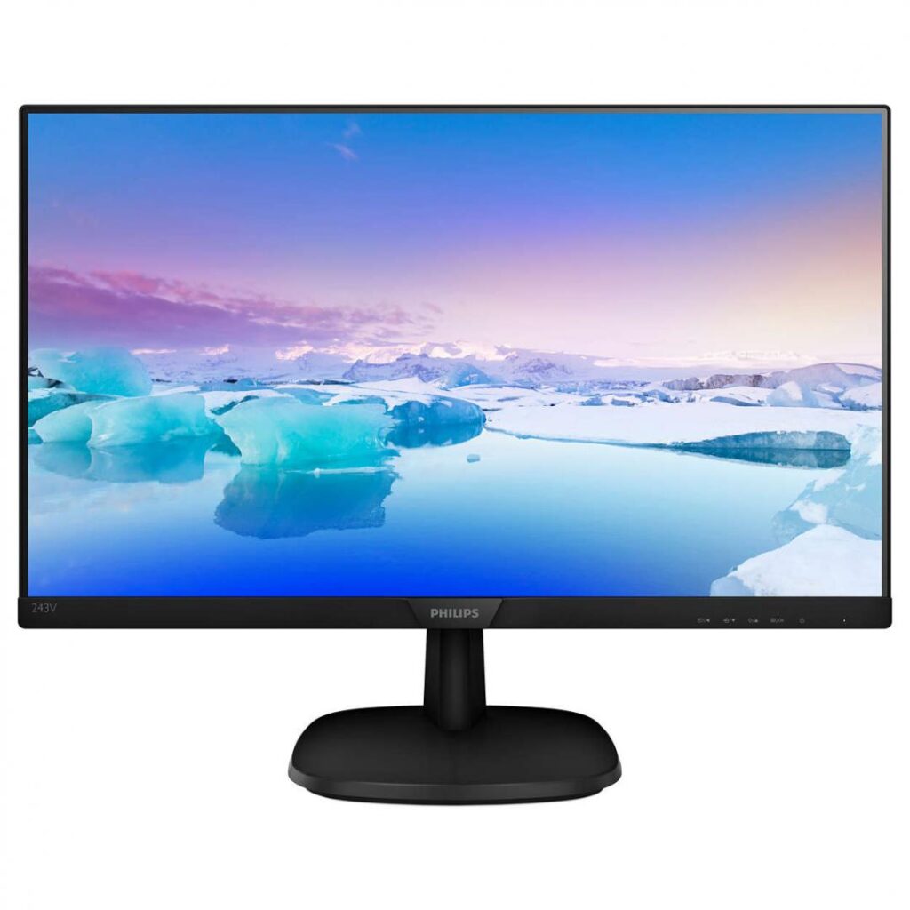 Monitor LED IPS Philips 27", Full HD, VGA, DVI, HDMI, Negru, 273V7QDSB