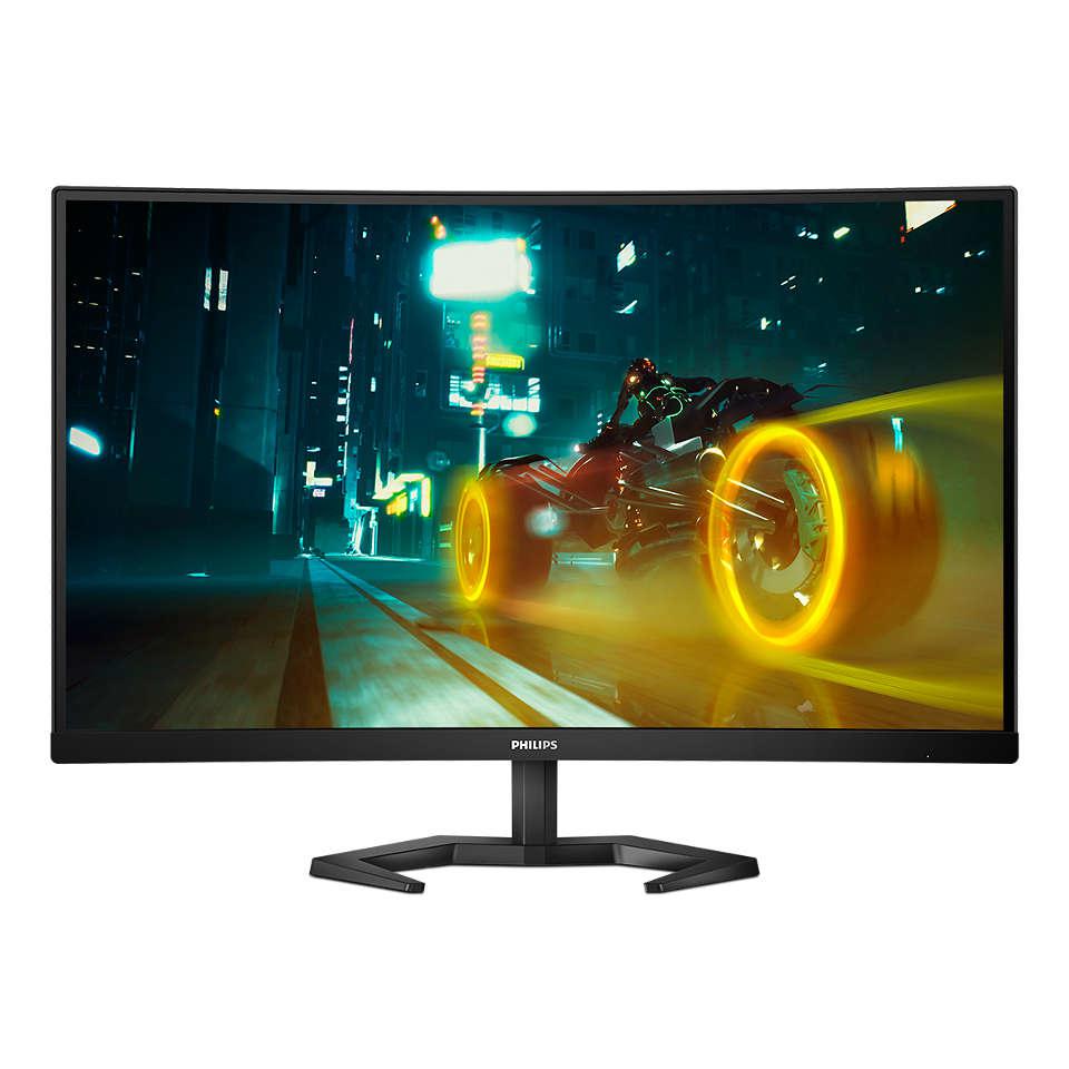 Monitor Gaming Curbat LED VA Philips Evnia 27″, Full HD (1920×1080), 165Hz, 1ms MPRT (4ms GTG), 2x HDMI, Display Port, Jack, 27M1C3200VL/00, negru
