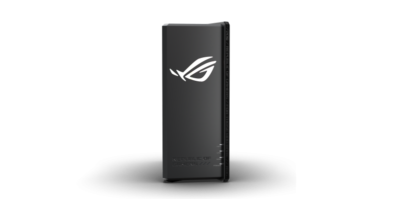Router Gaming Wireless ASUS ROG STRIX GS-BE18000, BE18000, Tri-Band, Quad-Core 2.0GHz CPU, 256MB/2GB Flash/RAM, 4K-QAM, AFC, 2.5G octa-port, detectare WAN AI, MLO, AiProtection Pro, VPN Fusion, multiple SSIDs, IPTV, MU-MIMO, BeAiProtection Pro, AiMesh