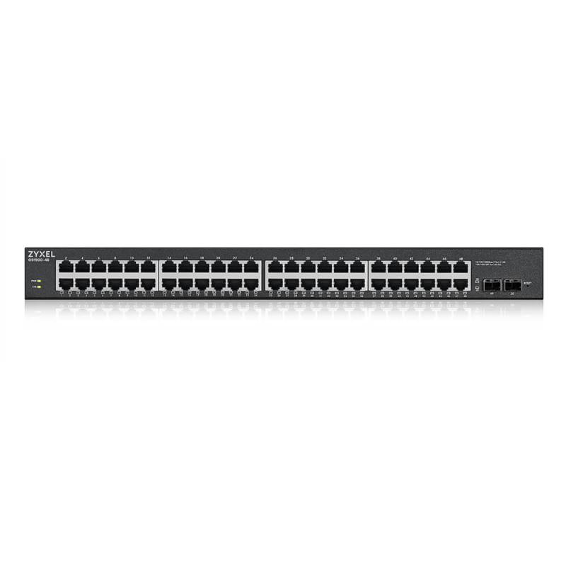 Switch ZyXEL GS1900-48HPv2 48 porturi GbE Smart Managed, GS1900-48HPV2-EU0101F