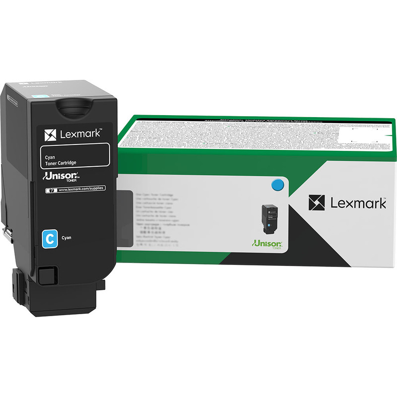 Tonere imprimante laser Lexmark 16.2K pagini cyan, model CX735