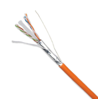 1 m Cablu NEXANS cupru F1/UTP Cat 6a AWG23 LSZH Portocaliu LANmark Rola 500 metri Full cupru, vanzare la rola 500m „N100.624G-OD”