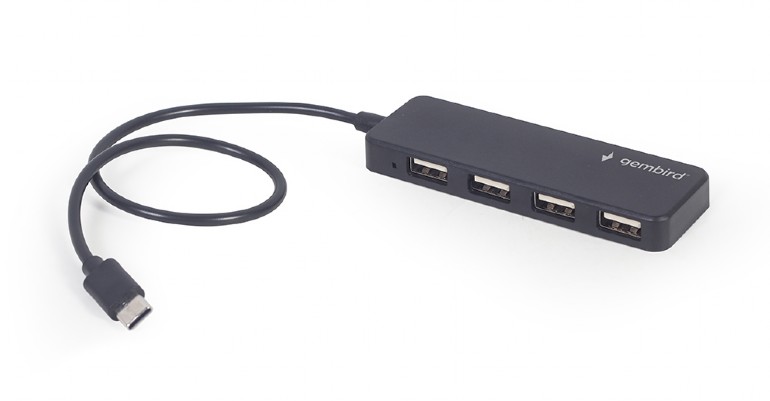 GEMBIRD 4-port USB type-C HUB