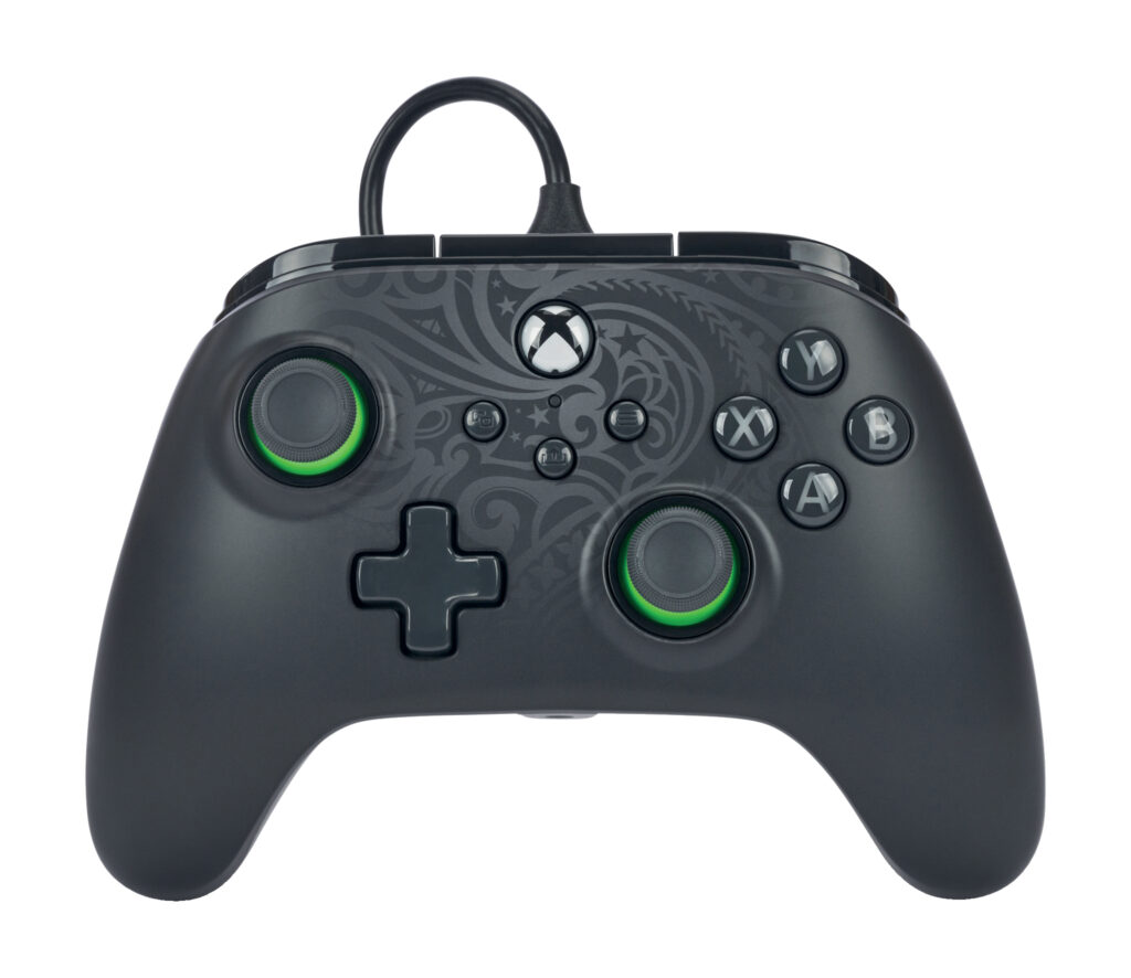 Controller cu fir, PowerA Advantage Wired, Xbox Series X, S, Xbox One, PC, Celestial Green