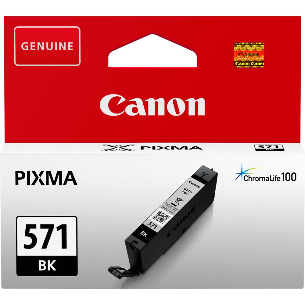 CANON CLI-571BK BLACK INKJET CARTIDGE