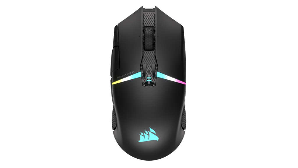 Mouse gaming wireless/bluetooth Corsair Nightsabre, senzor Marksman 26K DPI, 99g, RGB