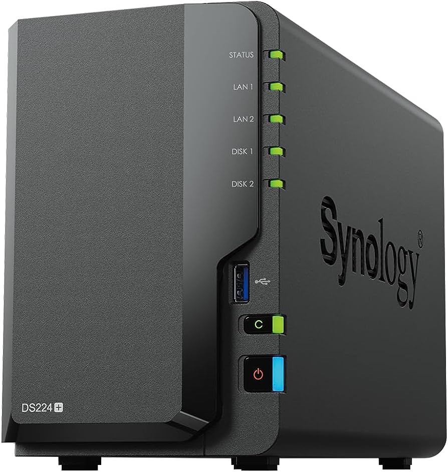 Network Attached Storage Synology DiskStation DS224+ cu procesor Intel Celeron J4125 2GHz, 2-bay, 2GB DDR4 1 Network Attached Storage Synology DiskStation DS224+ cu procesor Intel Celeron J4125 2GHz, 2-bay, 2GB DDR4