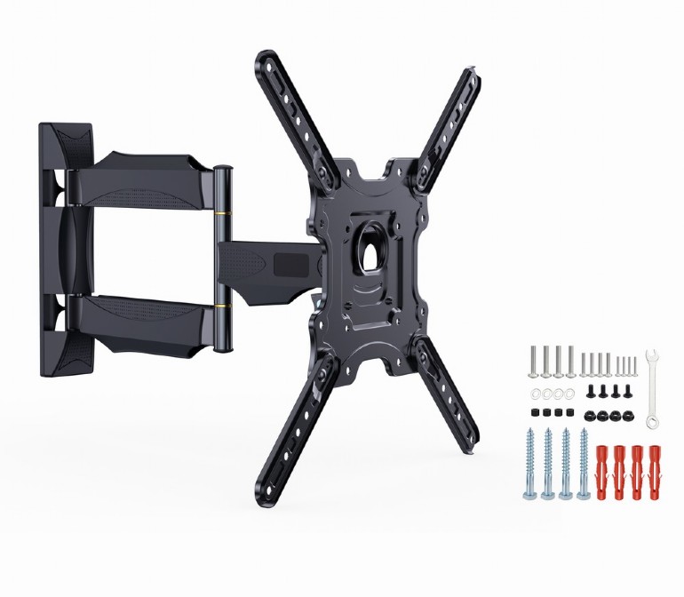 Suport TV Gembird WM-55ST-01, full-motion, 32"-55", negru 2 Suport TV Gembird WM-55ST-01, full-motion, 32"-55", negru - imagine 2