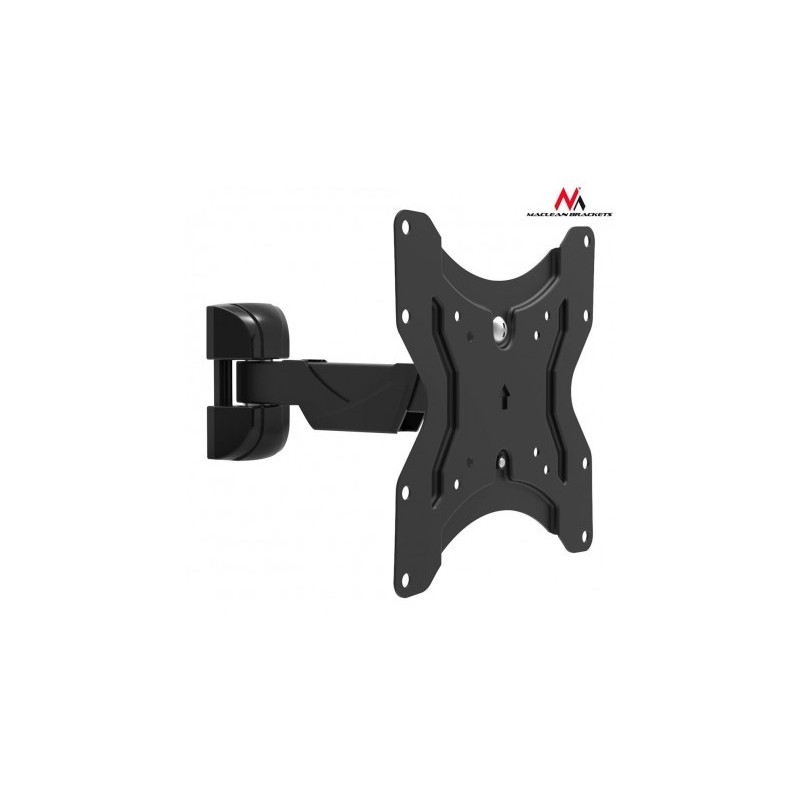 Suport TV perete Maclean MC-741, 13-42″, LED/LCD/Plasma, max 25 kg, VESA 75×75–200×200, brat reglabil, distanta fata de perete 59–228 mm, metal negru