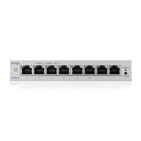 ZYXEL GS1200-8 8-PORT WEB MNG SWITCH 4 ZYXEL GS1200-8 8-PORT WEB MNG SWITCH - imagine 4