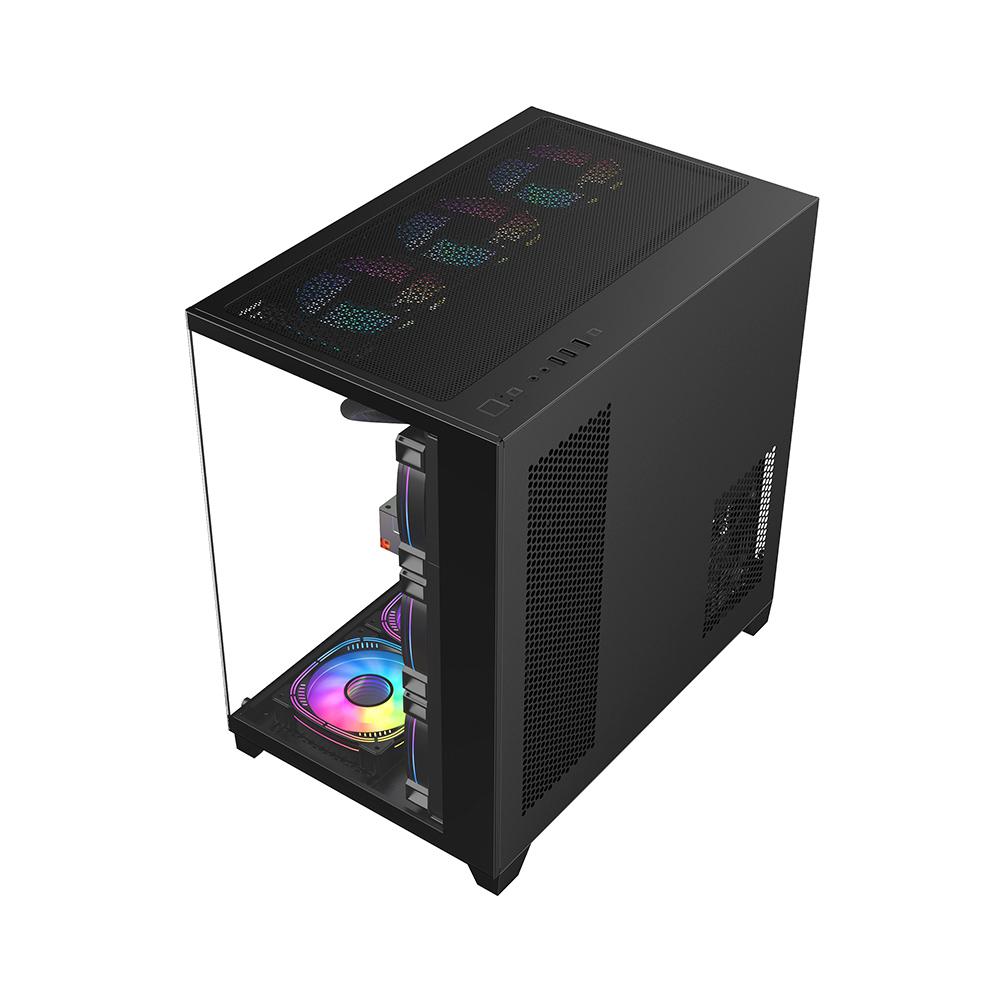 Carcasa 1STPLAYER Gaming MV8 BLACK - imagine 5