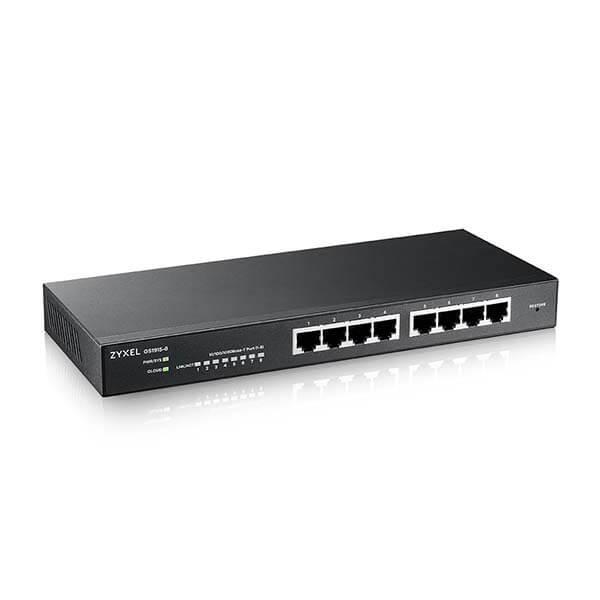 Switch cu 8 porturi ZyXEL GS1915-8, Gigabit, gestionat, autonom sau Nebula