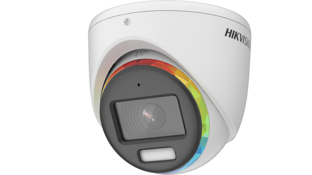Camera de supraveghere Hikvision DS-2CE70DF8T-MFSLN, 2 MP ColorVu Audio Fixed Turret Camera, 1920 × 1080, CMOS